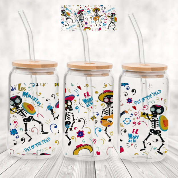 Spookie 16 Ounce Tumblers - Muertos