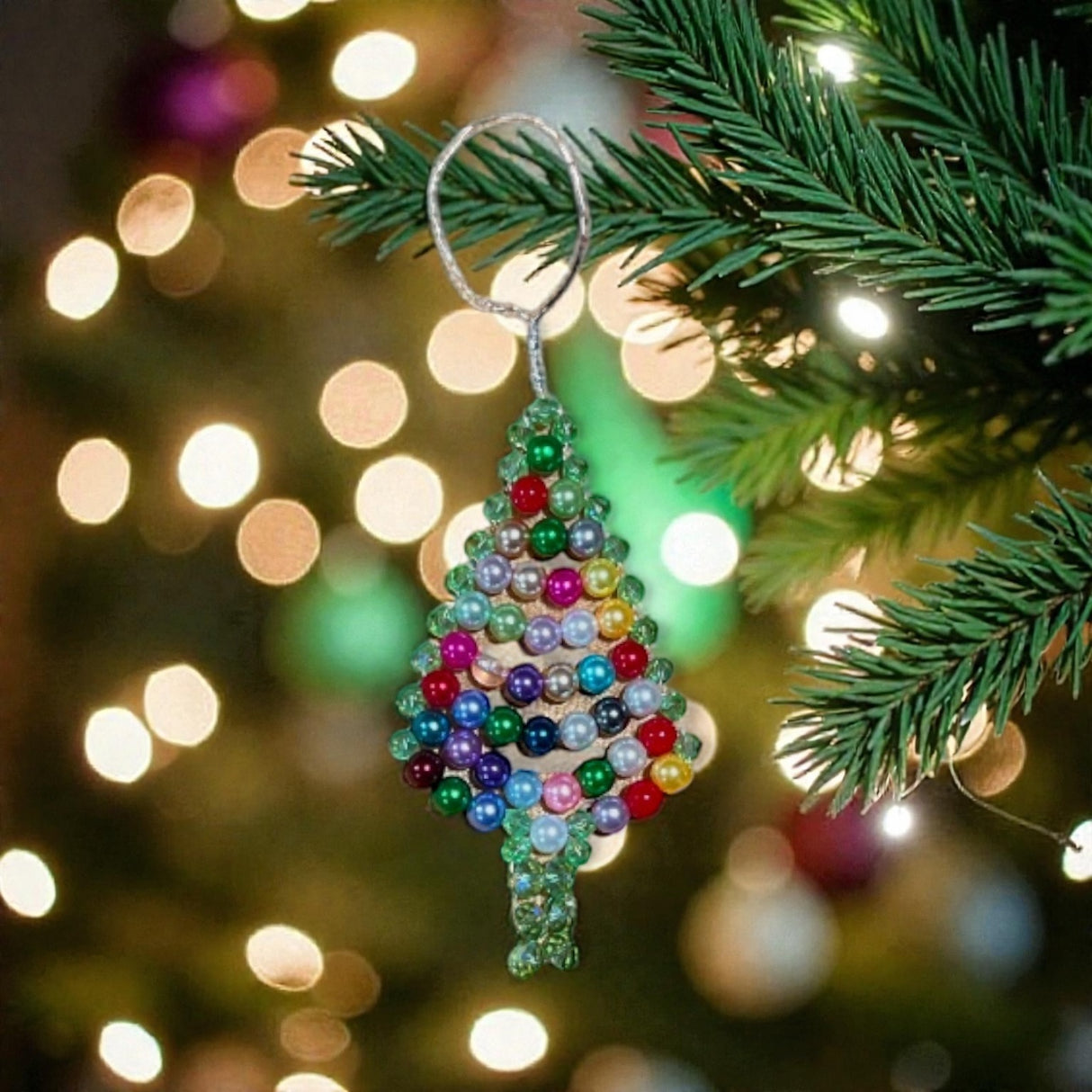 Luxury Glass Beaded Christmas Ornaments