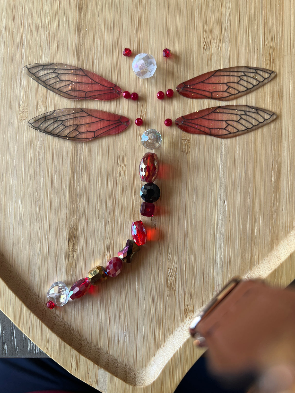Kafei DIY Dragonfly Kit | Make Your Own Beaded Dragonfly