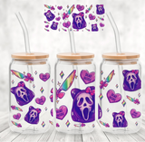 Spookie 16 Ounce Tumblers - Purple Ghost Dead Inside