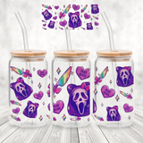 Spookie 16 Ounce Tumblers - Purple Ghost Dead Inside