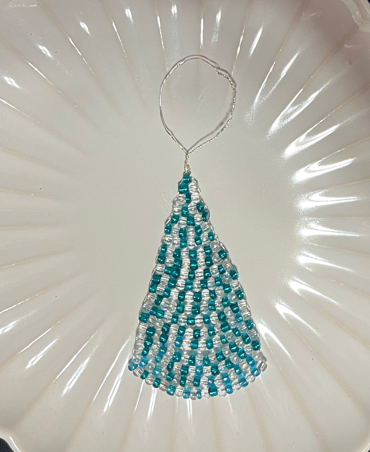 Seed Bead Christmas Tree Ornament DIY Kit