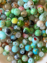 Emerald Coast Classic Luxe Mix – Blue & Green Glass Beads for Jewelry Making