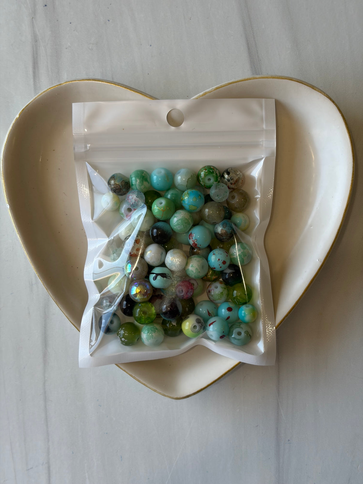 Emerald Coast Classic Luxe Mix – Blue & Green Glass Beads for Jewelry Making