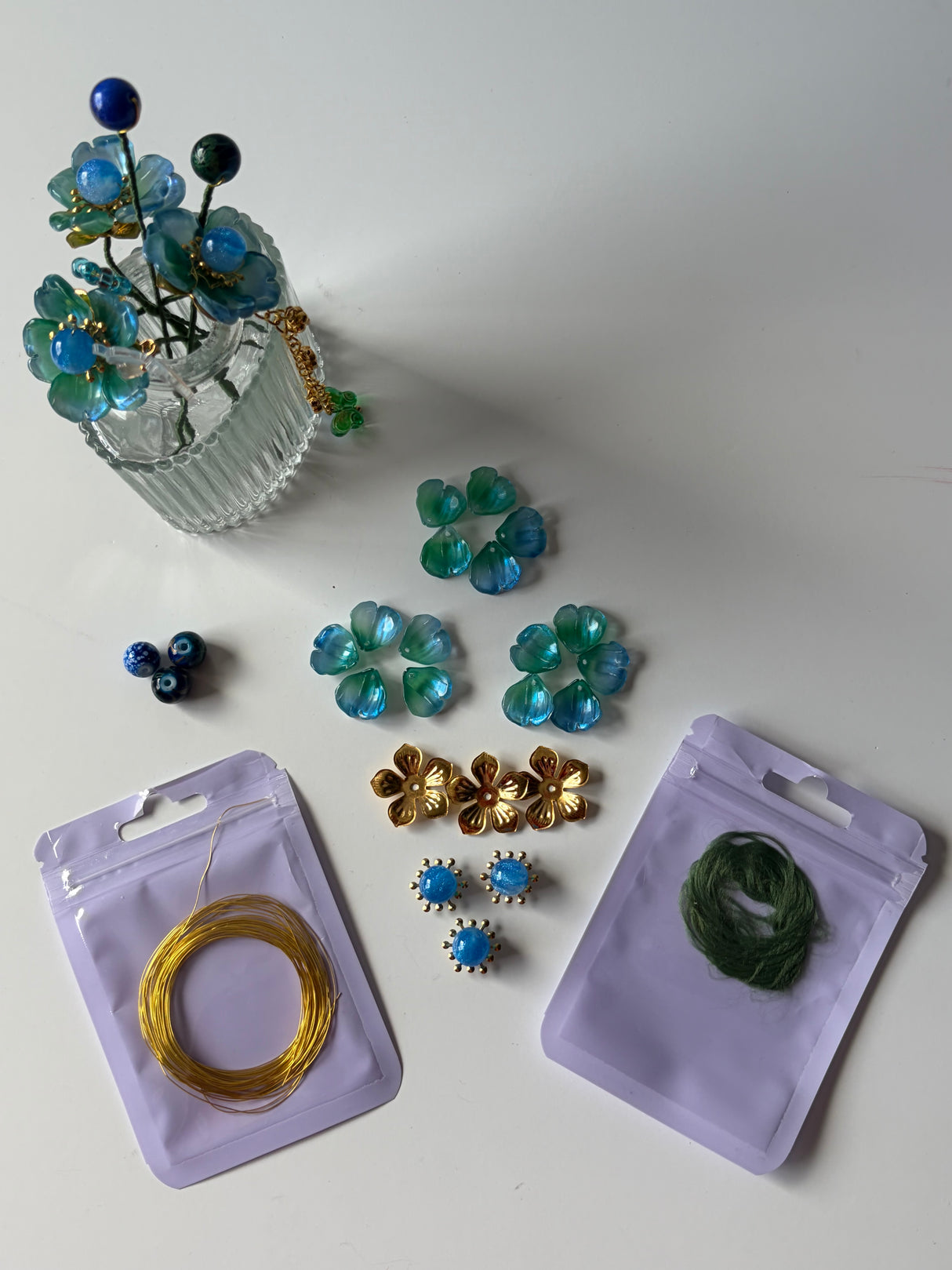 Ocean Bloom Kit – DIY Acrylic Flower Bouquet