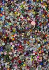 Close-up of colorful assorted $1 bead mix